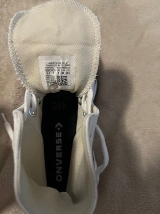 Converse blancas plataforma