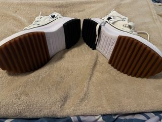 Converse blancas plataforma