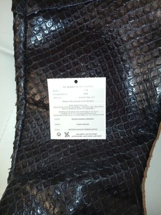 Botas Zara piel serpiente negras 39