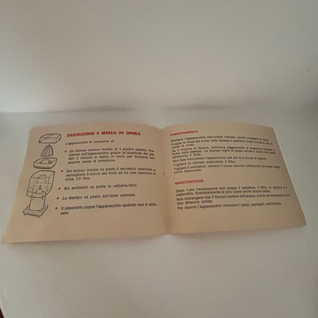 Spremiagrumi Moulinex vintage