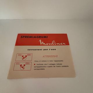 Spremiagrumi Moulinex vintage