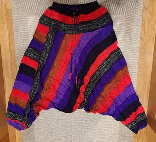 Pantalones harén multicolor
