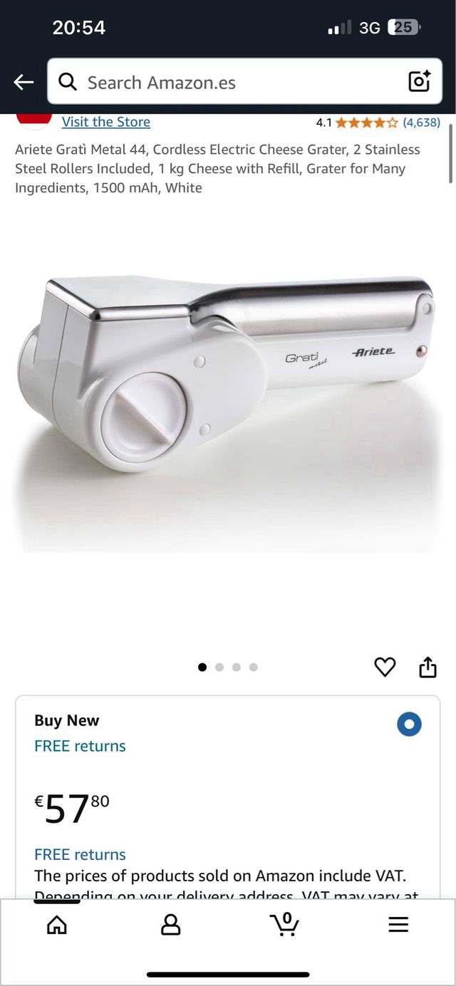 Rallador de queso Ariete Grati