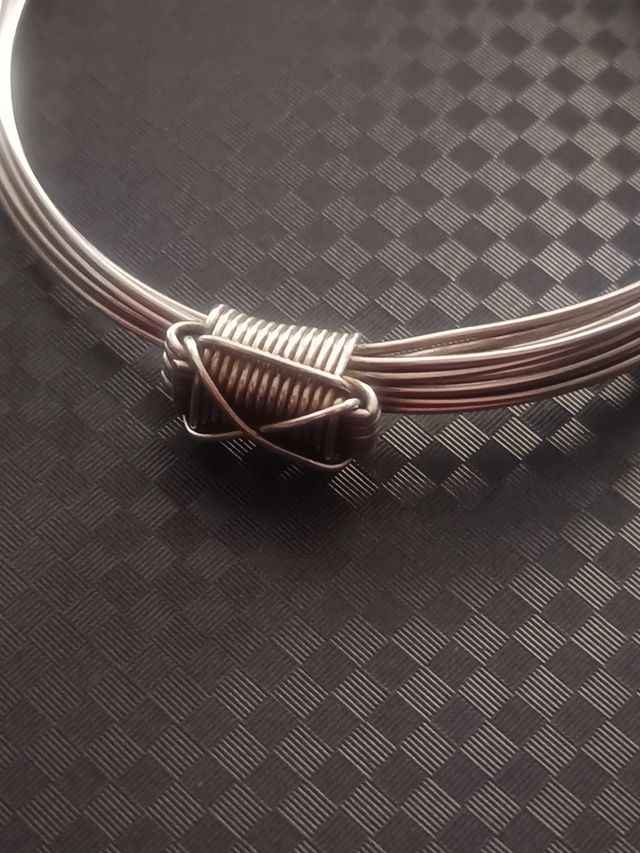 Pulsera plata nudos