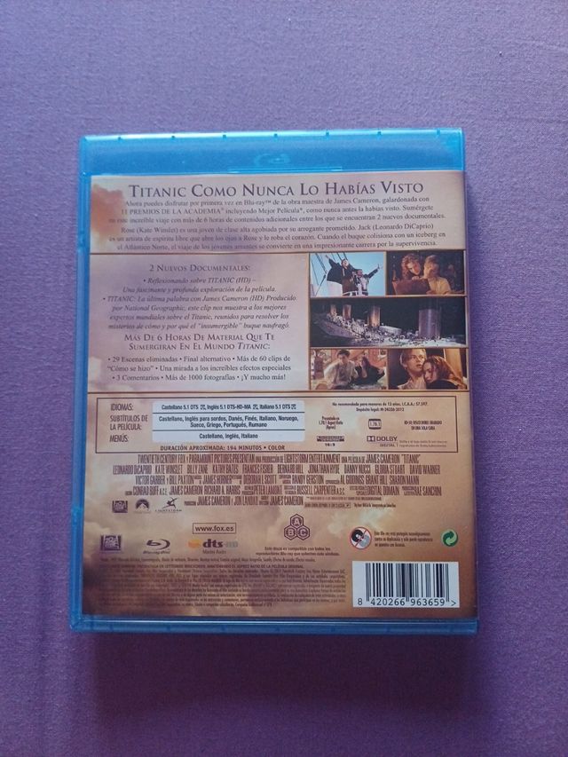 Titanic - Blu-ray y DVD