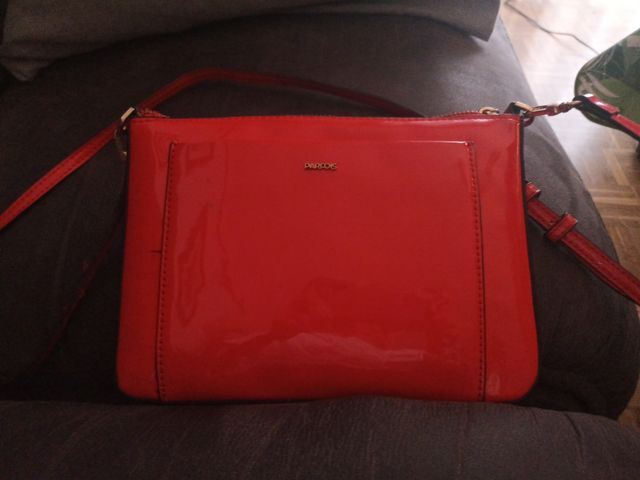 Bolso rojo charol Parfois