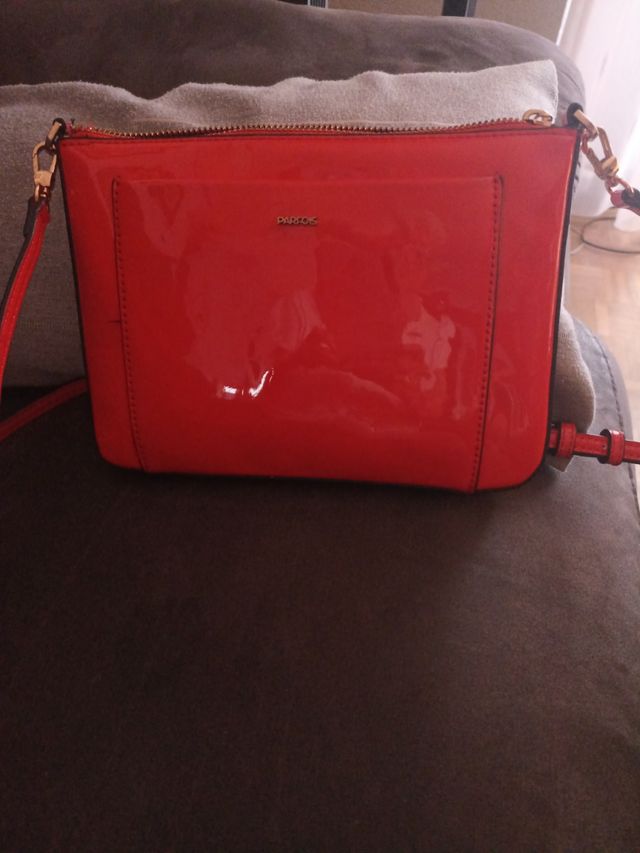 Bolso rojo charol Parfois