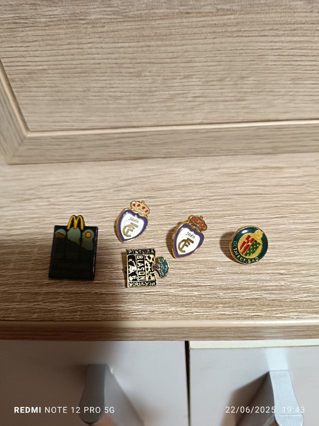Lote 5 pins variados