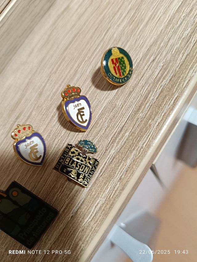 Lote 5 pins variados