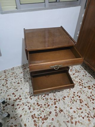 Mueble madera 2 cajones
