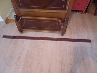 2 CAMAS Cabecero y piecero cama de 90 madera