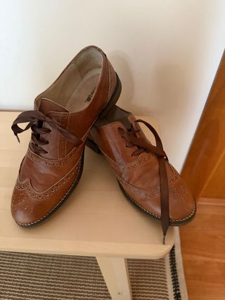 Zapatos Oxford de piel  Marrón Talla 39