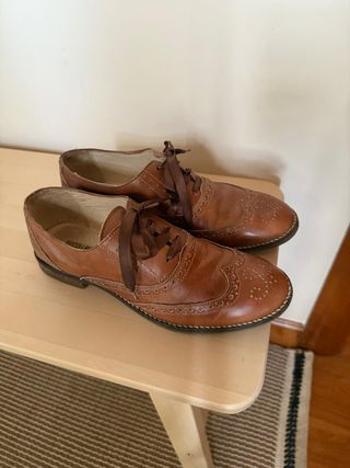 Zapatos Oxford de piel  Marrón Talla 39