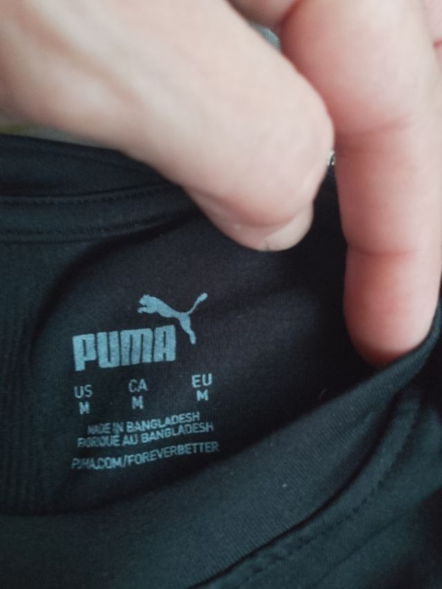 Top Puma negro talla M