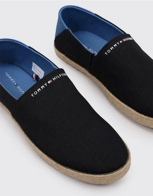 Alpargatas De Verano Tommy Hilfiger De Lona Nylon.