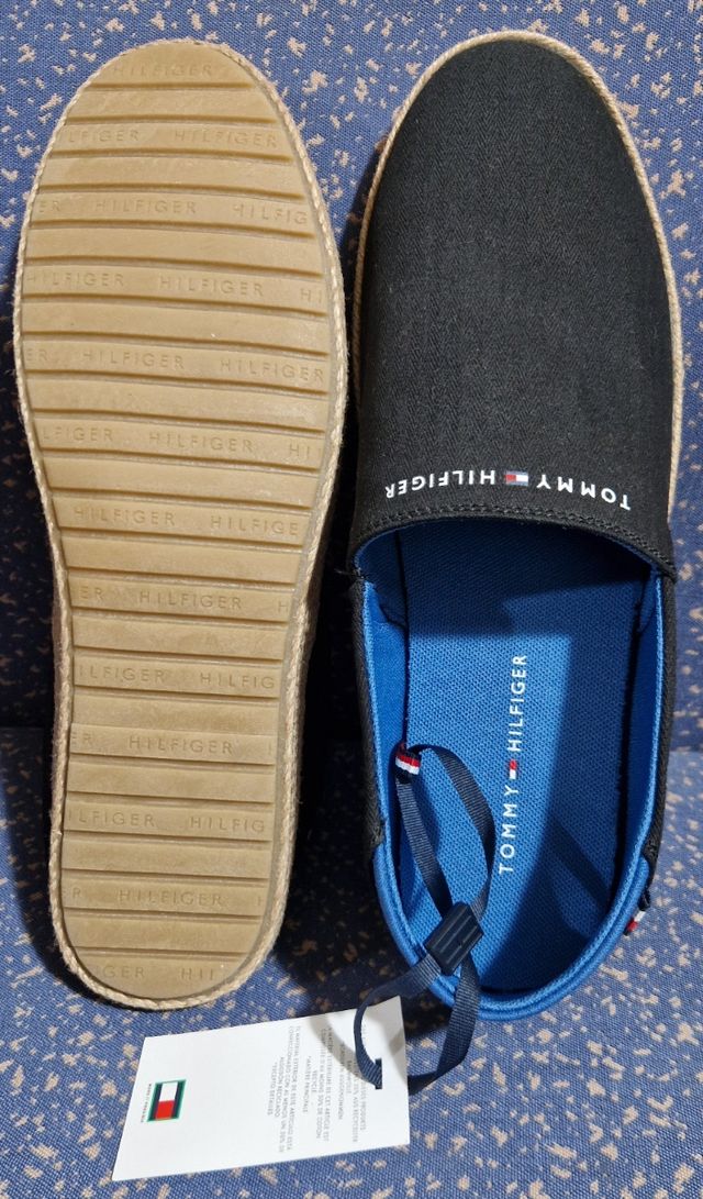 Alpargatas De Verano Tommy Hilfiger De Lona Nylon.