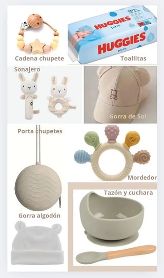 Cesta regalo bebé recién nacido