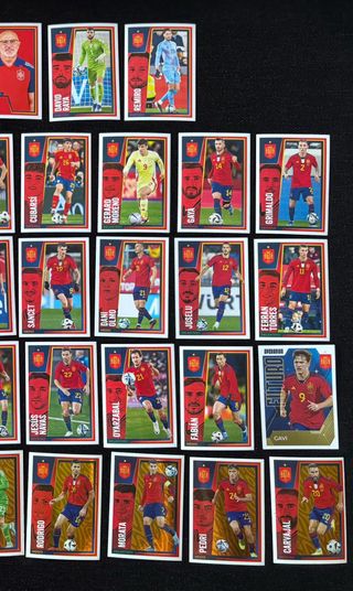 Lote cromos Seleccion Española 2024 