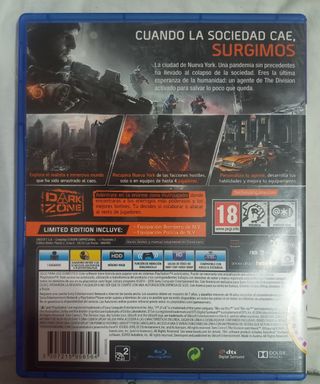 PS4 (PlayStation 4) Tom Clancy's The Division - Ed