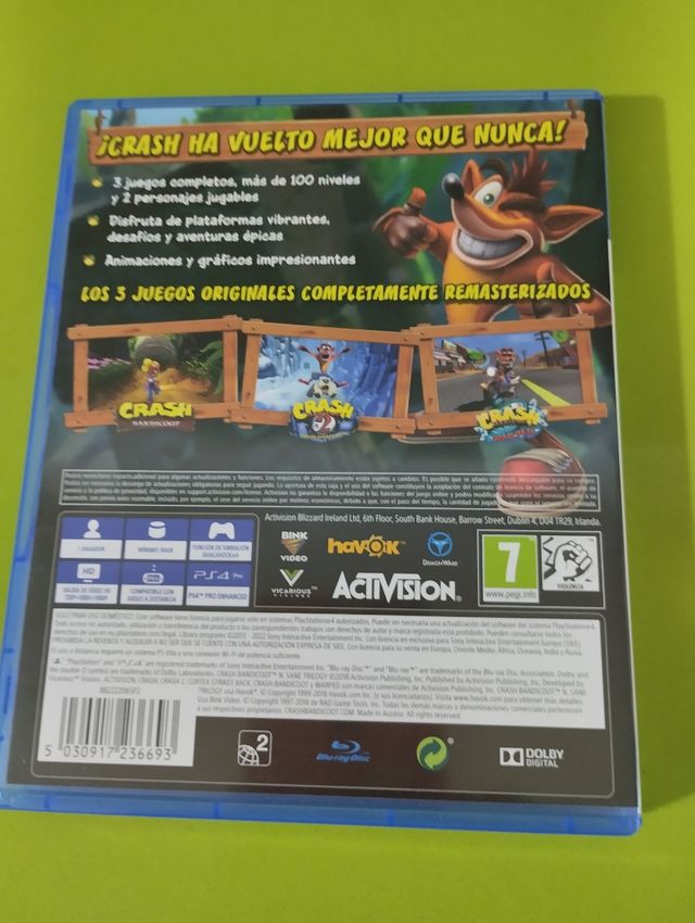Crash Bandicoot N. Sane Trilogy PS4
