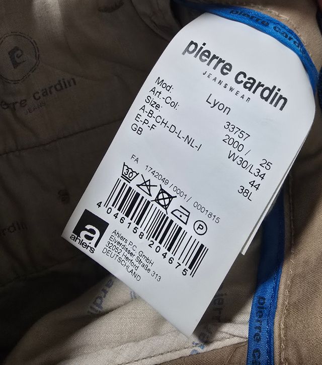 Pantalón chino Pierre Cardin beige