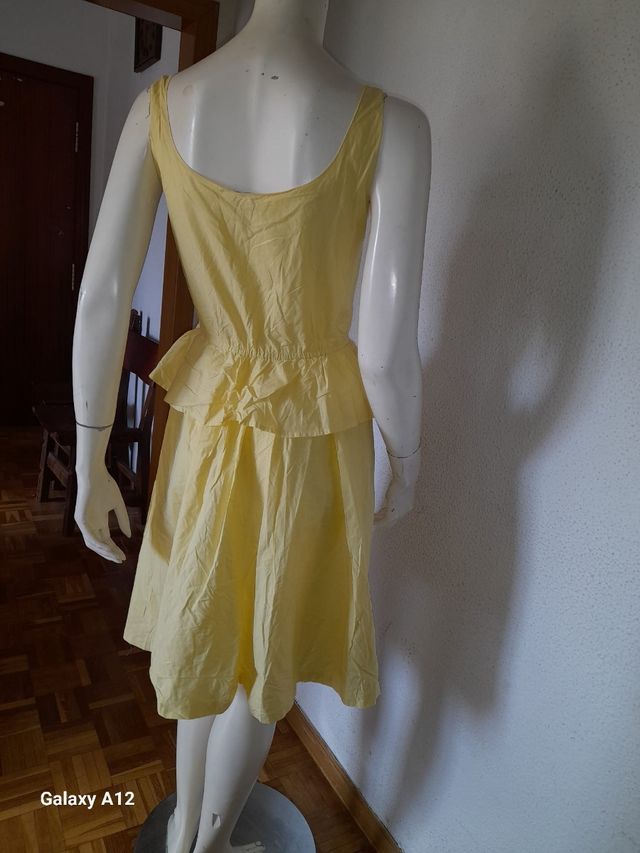 Vestido amarillo La Roche - Talla S