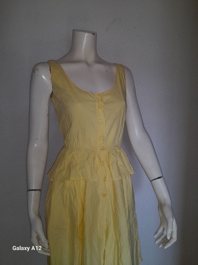 Vestido amarillo La Roche - Talla S