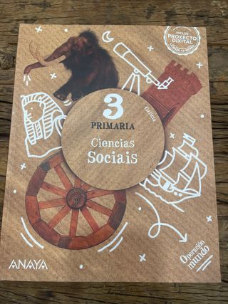 libro de texto Ciencias Sociais 3 primaria Anaya