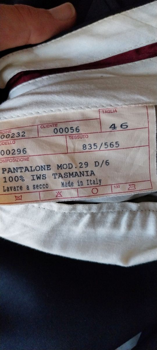 Pantaloni eleganti Angelico blu scuri