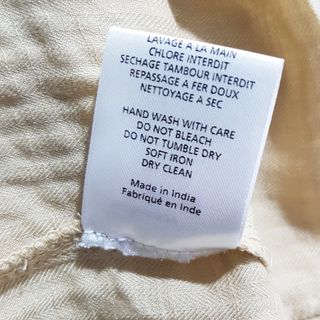 My Sunday Morning/ Blusa oversize encaje beige S