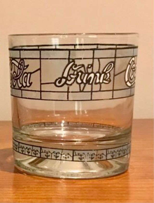 Bicchiere da coca cola vintage Coca-Cola vintage
