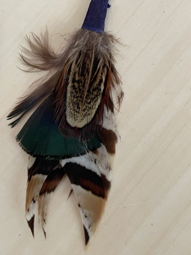 20 mazos plumas faisan mix manualidades/bisuteria