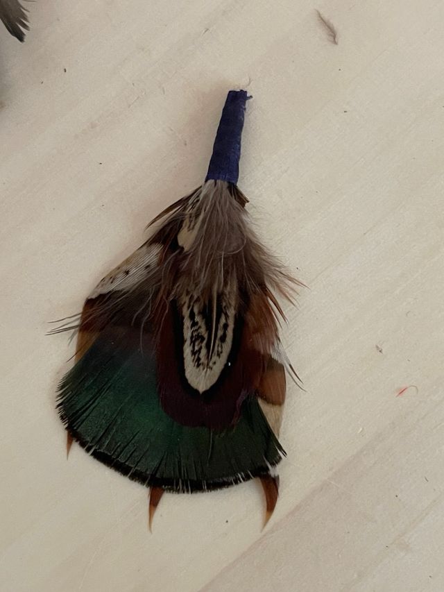 20 mazos plumas faisan mix manualidades/bisuteria