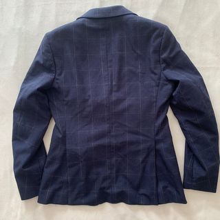 Traje completo Zara azul cuadros - talla M