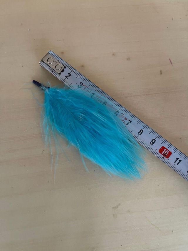 25 mazos Plumas turquesa | Manualidades/bisuteria.