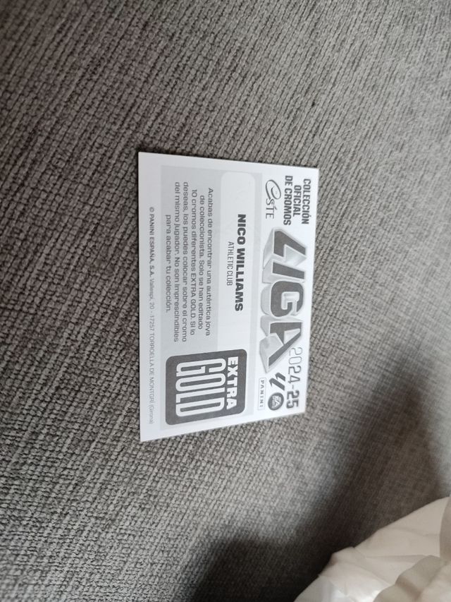 Nico Williams Panini Gold - 24-25