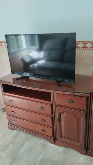 Muebles salón: 3 piezas madera