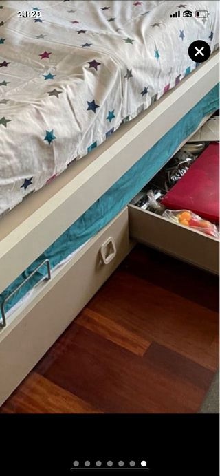 Cama nido compacta 1.10x2m