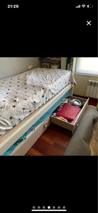 Cama nido compacta 1.10x2m