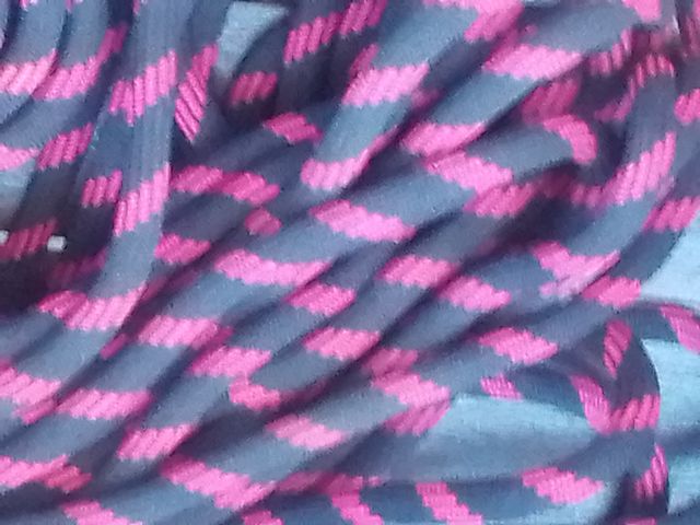 Cuerda escalada 10'1mm Roja/Negra 25 metros largo