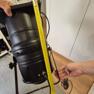 Foco cine vintage negro