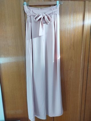 Palazzo rosa | Pantalón ancho