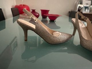 Sandali slingback oro