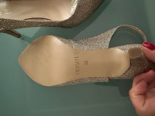 Sandali slingback oro