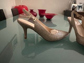 Sandali slingback oro