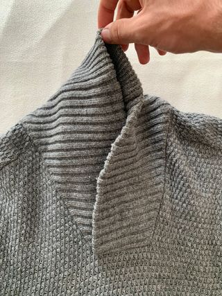 Jersey Zara Man XL - Gris - Cuello Alto