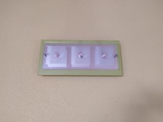 Aplique pared 3 luces - Verde