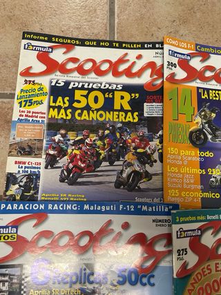 Revistas Scooting y Scooter Mania