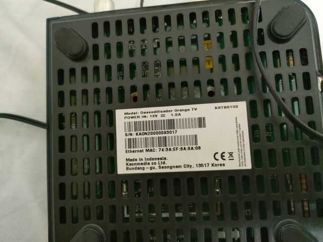 Decodificador Orange TV android tv