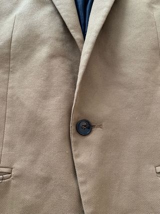 Chaqueta Blazer de traje Zara Beige Talla 46 EU